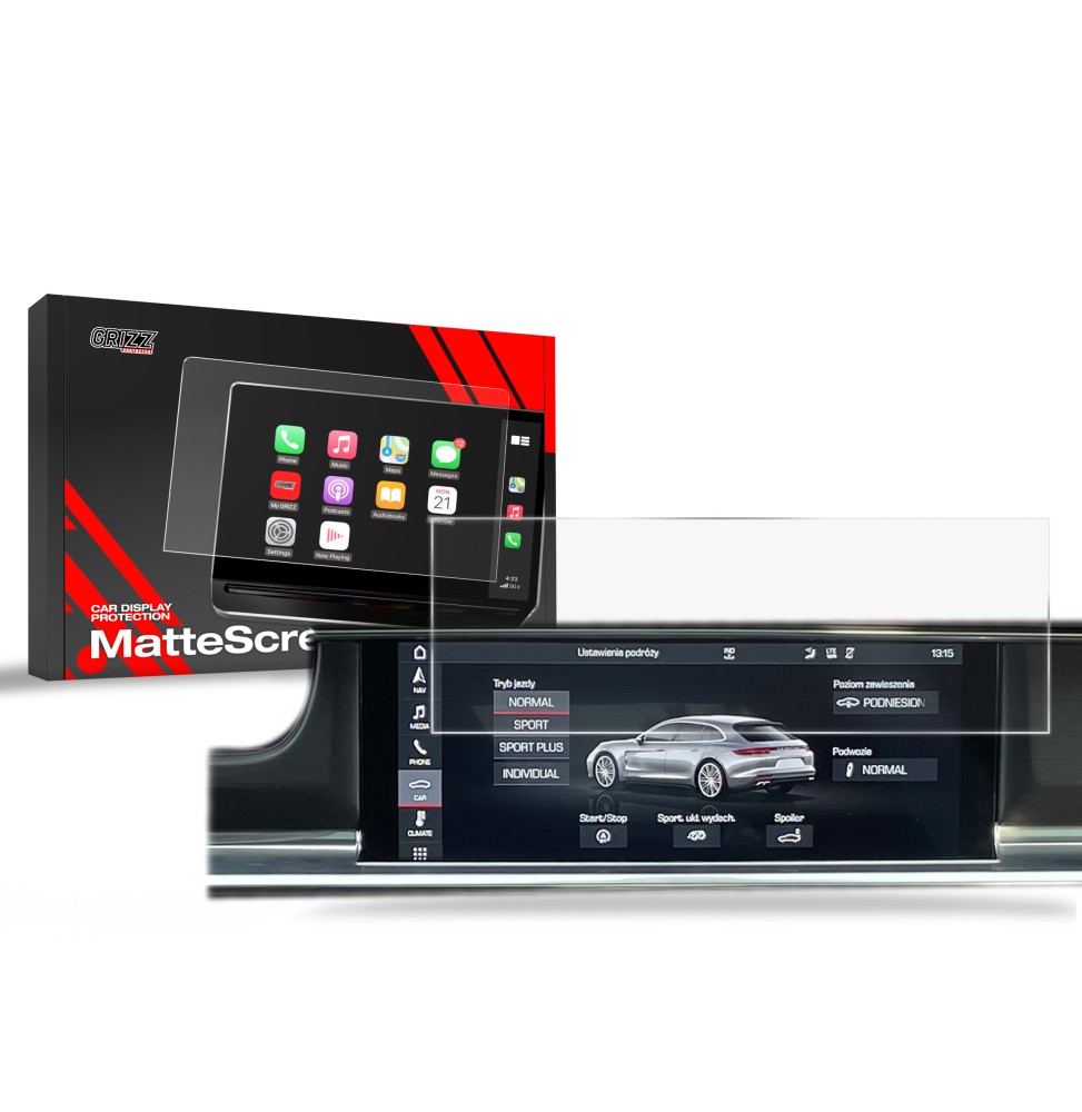 Folia antyodciskowa na ekran Porsche Panamera 2 (2016-2023) matowa Grizz