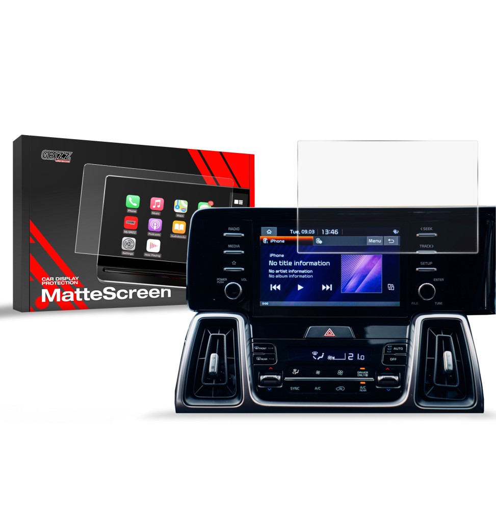Folia antyodciskowa na ekran Kia Sorento 4 (2020-2023) matowa Grizz