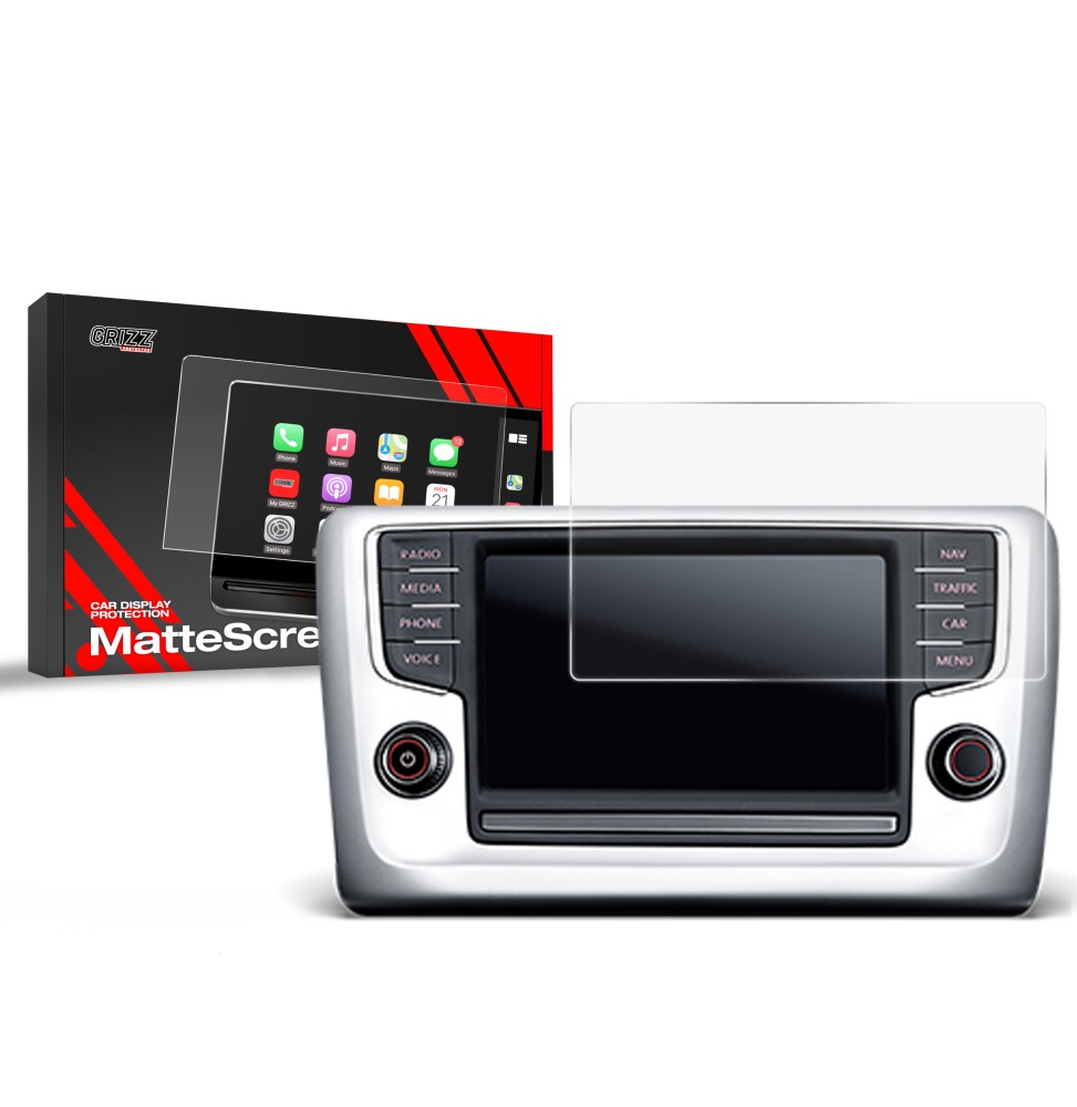 Folia antyodciskowa na ekran Volkswagen VW Golf 6 Discover Media 2 gen. (2015-2017) matowa Grizz
