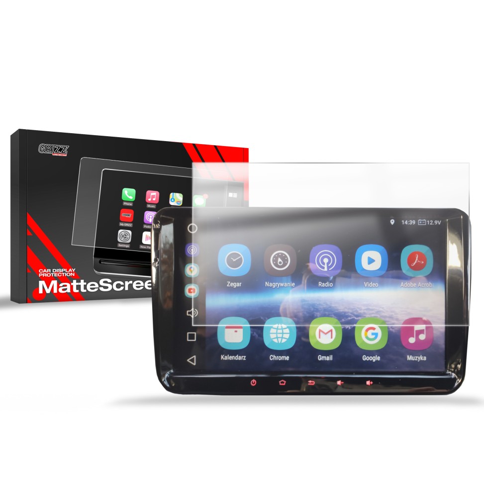 Folia antyodciskowa na ekran Volkswagen VW Golf 6 GTI 9" Android Radio matowa Grizz