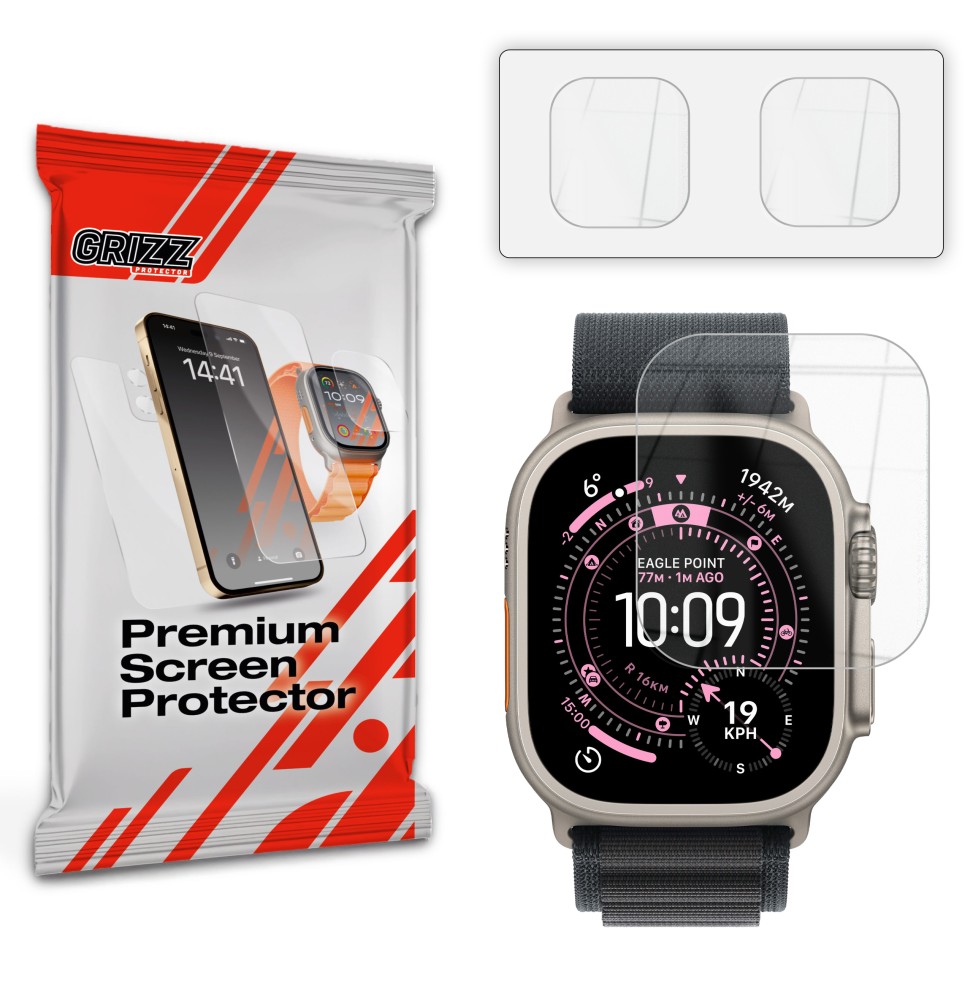 Szkło hybrydowe Grizz do Apple Watch Ultra 3 49mm