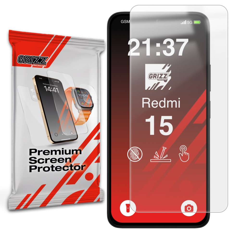 Folia antyodciskowa Grizz do Xiaomi Redmi 15