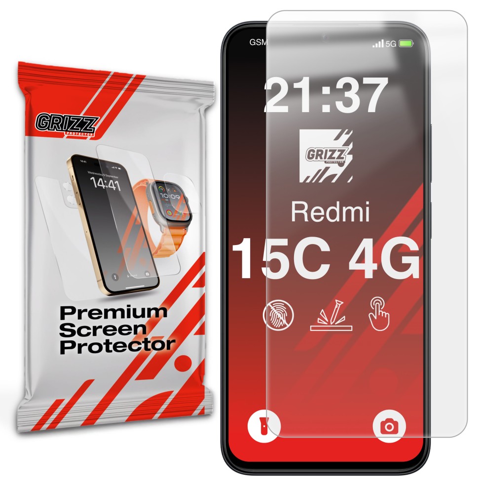 Folia antyodciskowa Grizz do Xiaomi Redmi 15C 4G