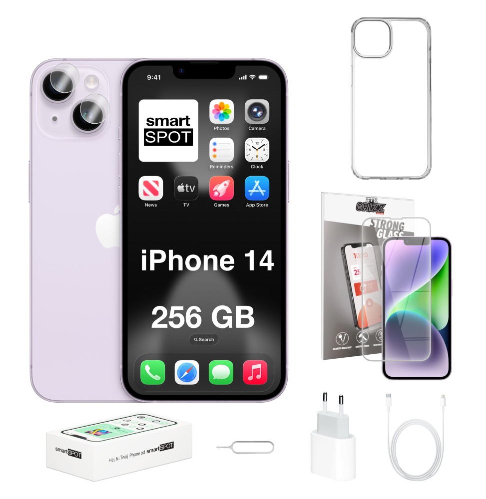 iPhone 14 256GB ZESTAW 7w1