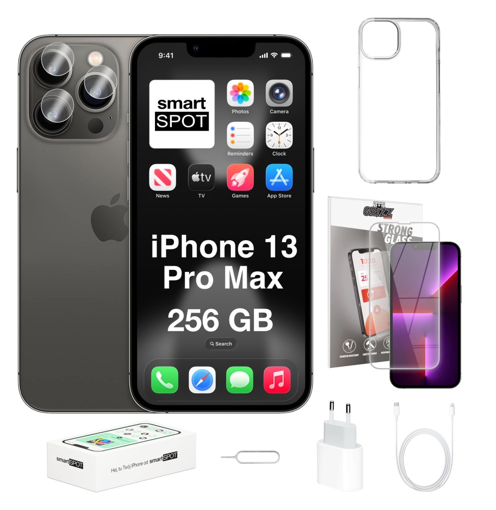 iPhone 13 Pro Max 256GB ZESTAW 7w1