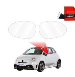 Folia przeciwdeszczowa na lusterka do Abarth...