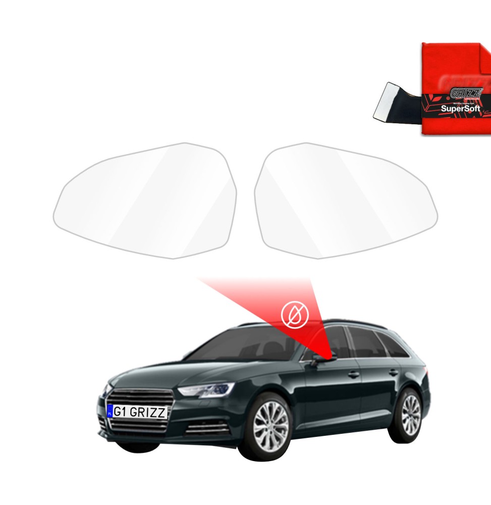Folia przeciwdeszczowa na lusterka do Audi A4 B9 (2020-2024)