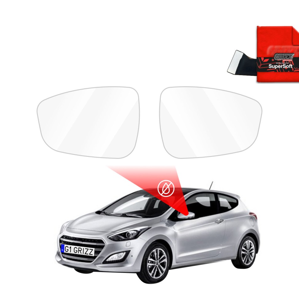 Folia przeciwdeszczowa na lusterka do Hyundai i30 (2011-2015)