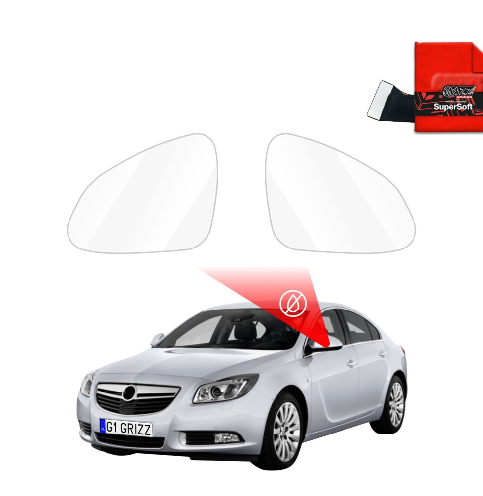 Folia przeciwdeszczowa na lusterka do Opel Insignia A (2008-2013)