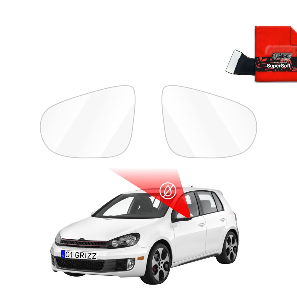 Folia przeciwdeszczowa na lusterka do Volkswagen Golf 6 (2008-2012)