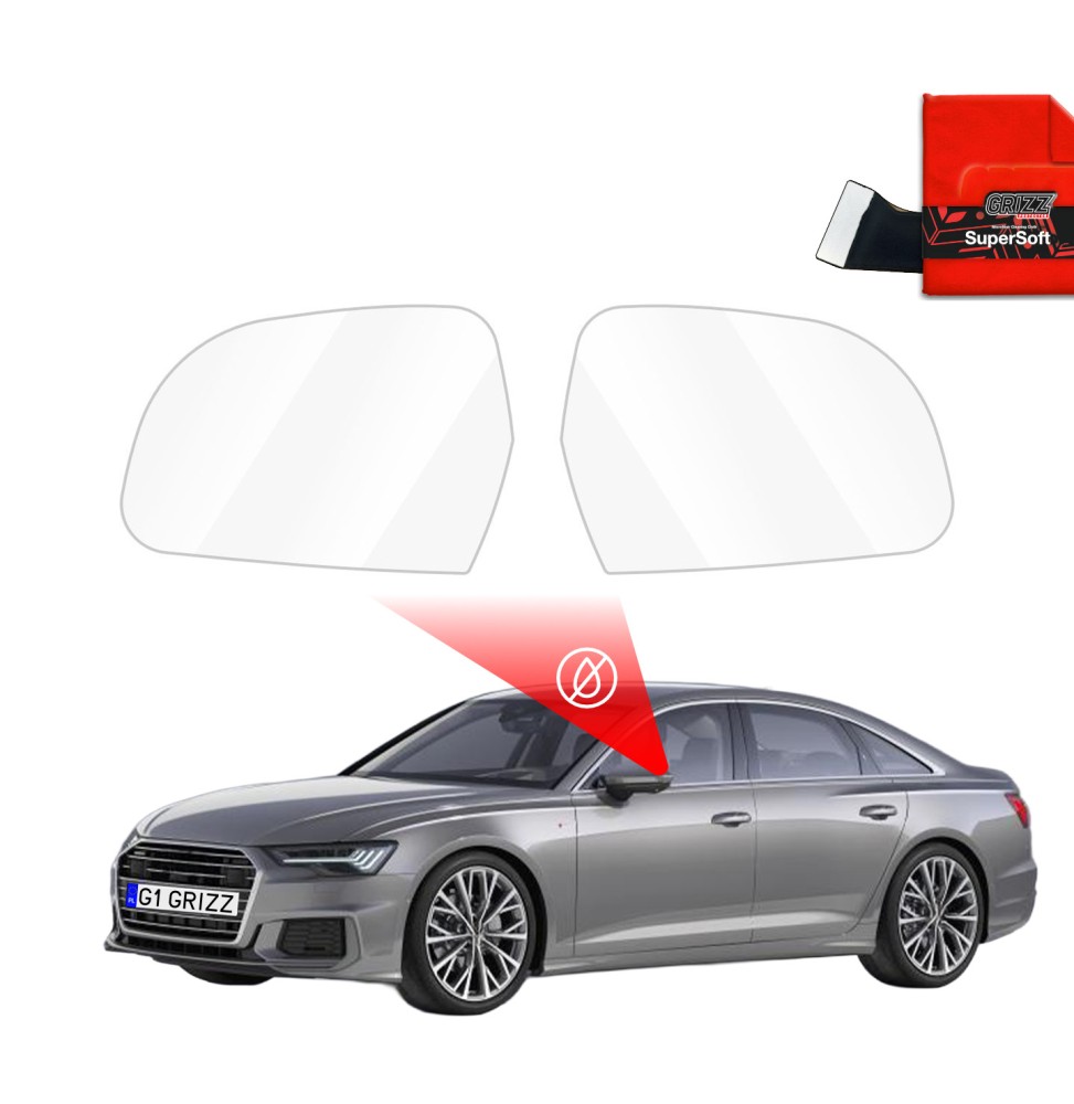 Folia przeciwdeszczowa na lusterka do Audi A6 C8 (2018-2024)