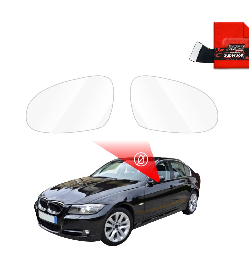 Folia przeciwdeszczowa na lusterka do BMW 3 E90 Sedan LCI (2008-2012)