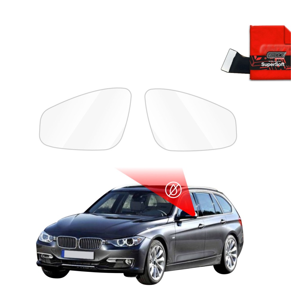 Folia przeciwdeszczowa na lusterka do BMW 3 F31 Kombi Pre-LCI (2011-2015)