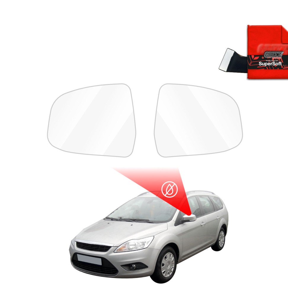 Folia przeciwdeszczowa na lusterka do Ford Focus Mk2 Kombi Facelifting (2007-2011)