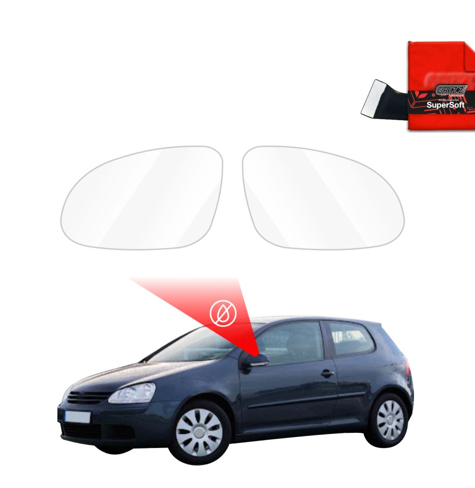 Folia przeciwdeszczowa na lusterka do Volkswagen Golf 5 Hatchback 3D (2003-2009)