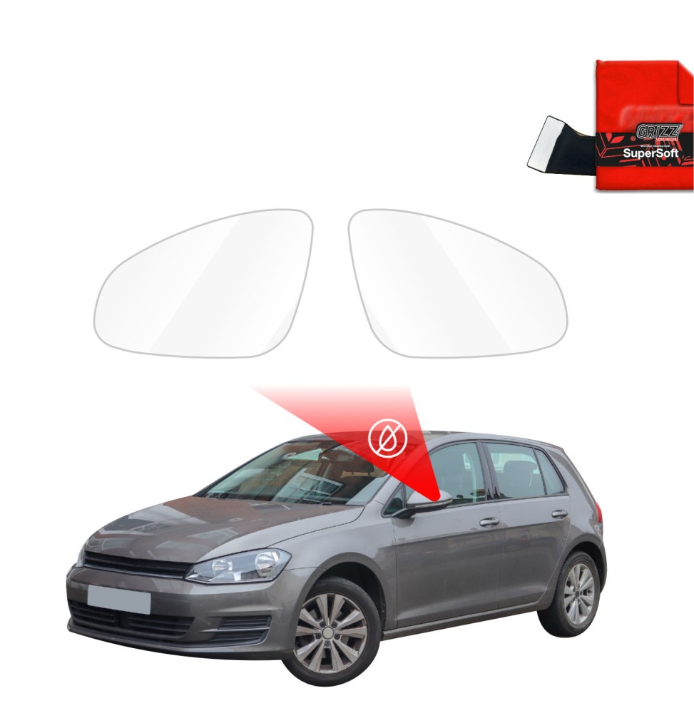 Folia przeciwdeszczowa na lusterka do Volkswagen Golf 7 Hatchback 5D (2012-2020)