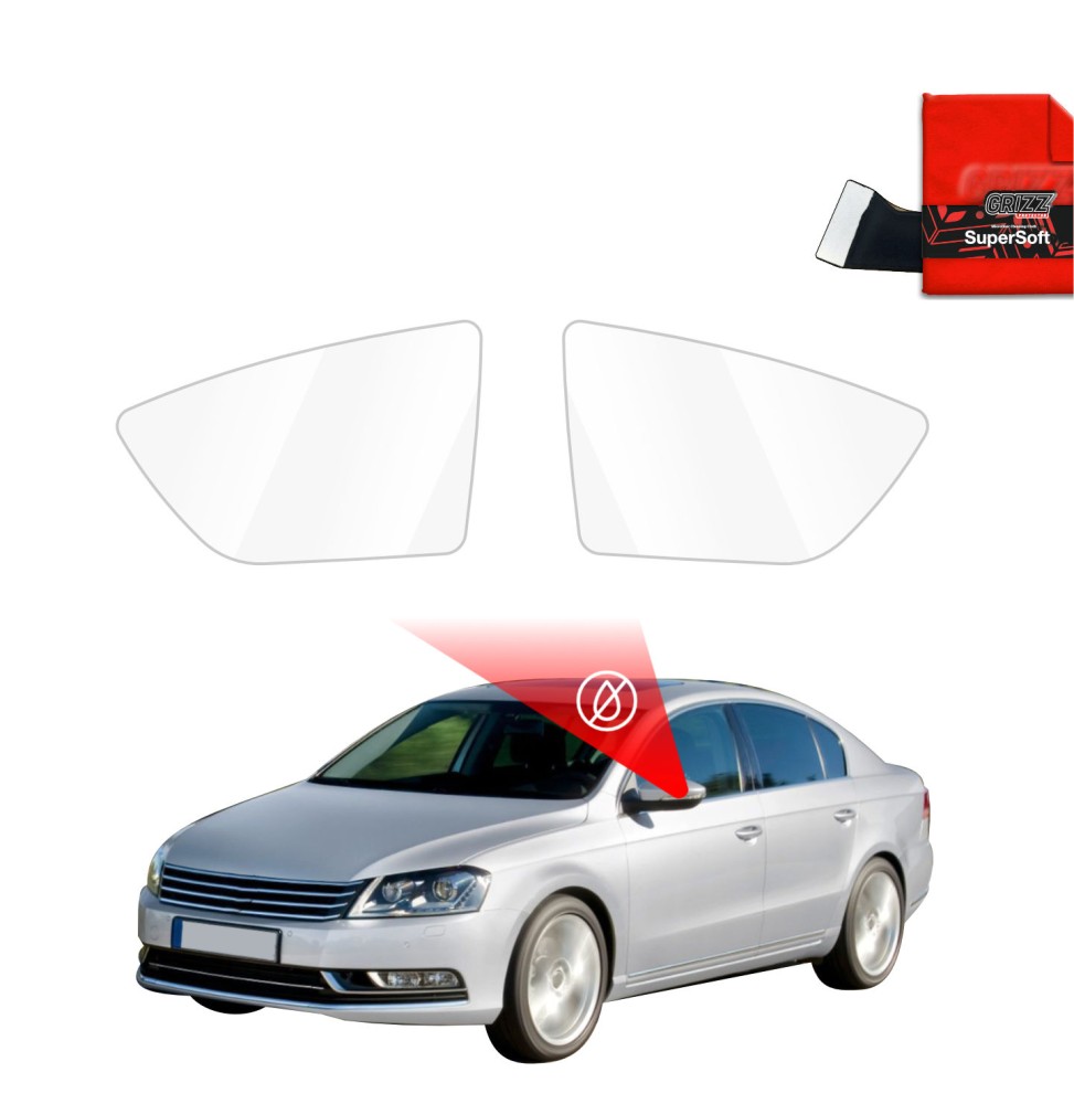 Folia przeciwdeszczowa na lusterka do Volkswagen Passat B7 Sedan (2010-2014)