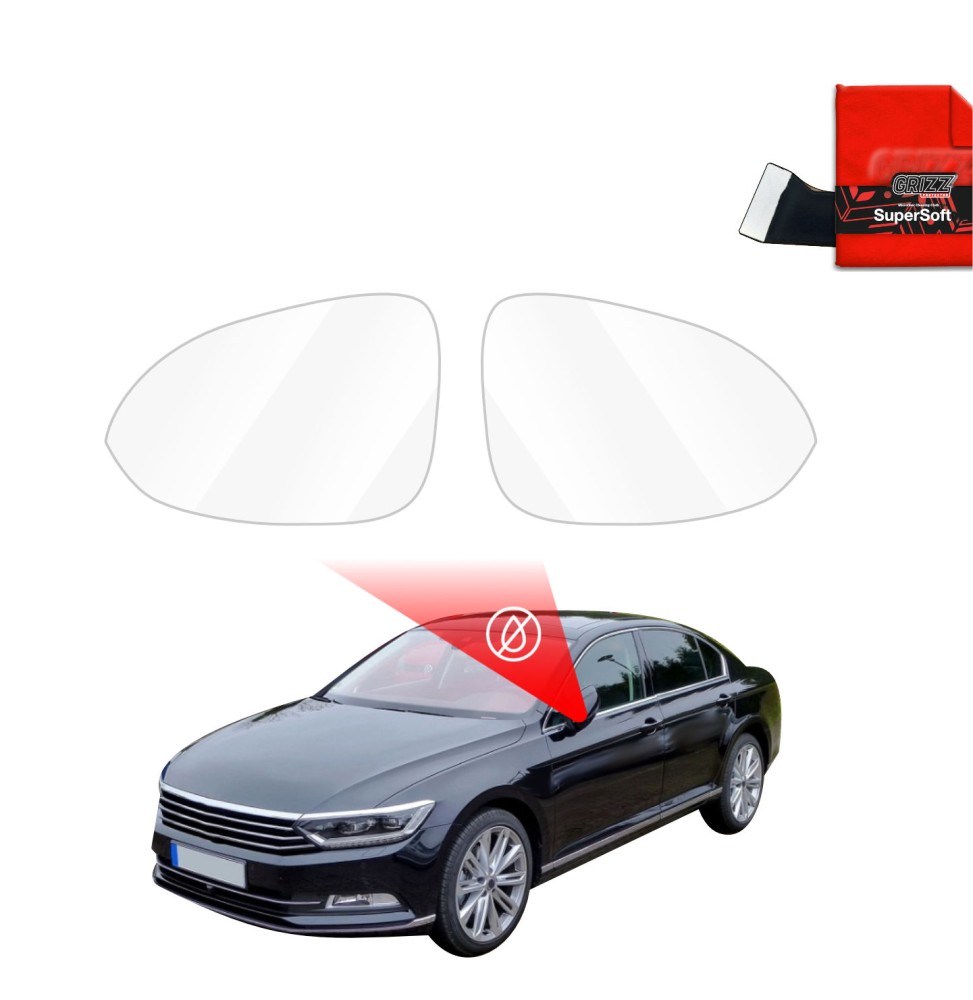 Folia przeciwdeszczowa na lusterka do Volkswagen Passat B8 Sedan (2014-2022)