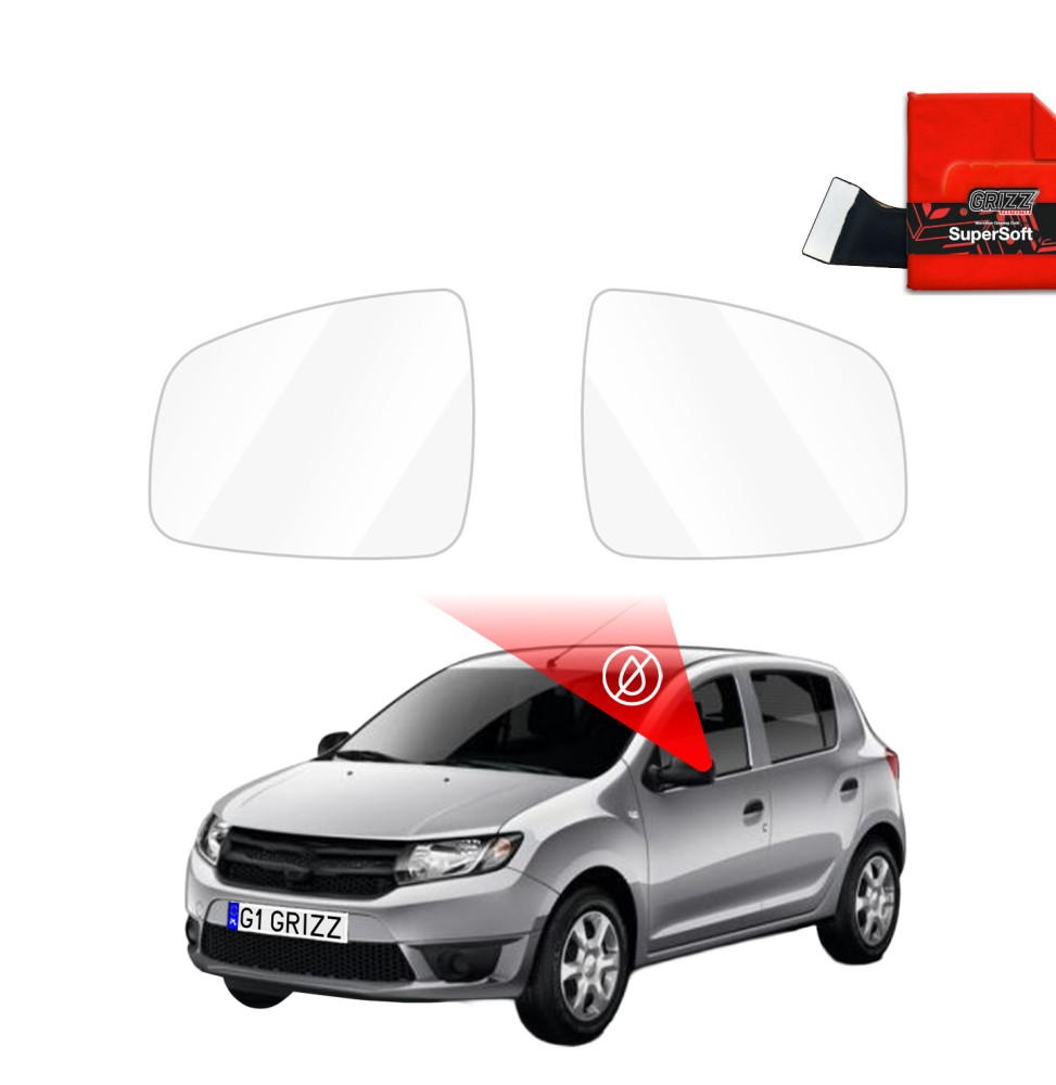 Folia przeciwdeszczowa na lusterka do Dacia Sandero 2 (2012-2020)