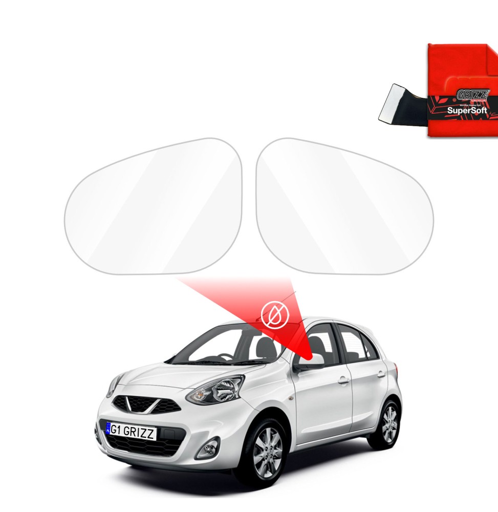 Folia przeciwdeszczowa na lusterka do Nissan Micra (2014-2016)