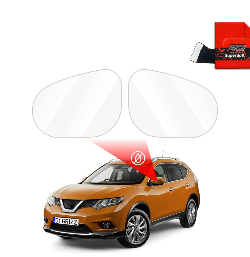 Folia przeciwdeszczowa na lusterka do Nissan X-Trail (2014-2019)