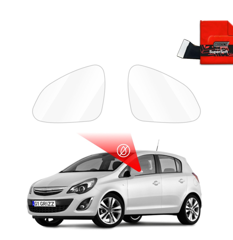Folia przeciwdeszczowa na lusterka do Opel Corsa D (2006-2014)