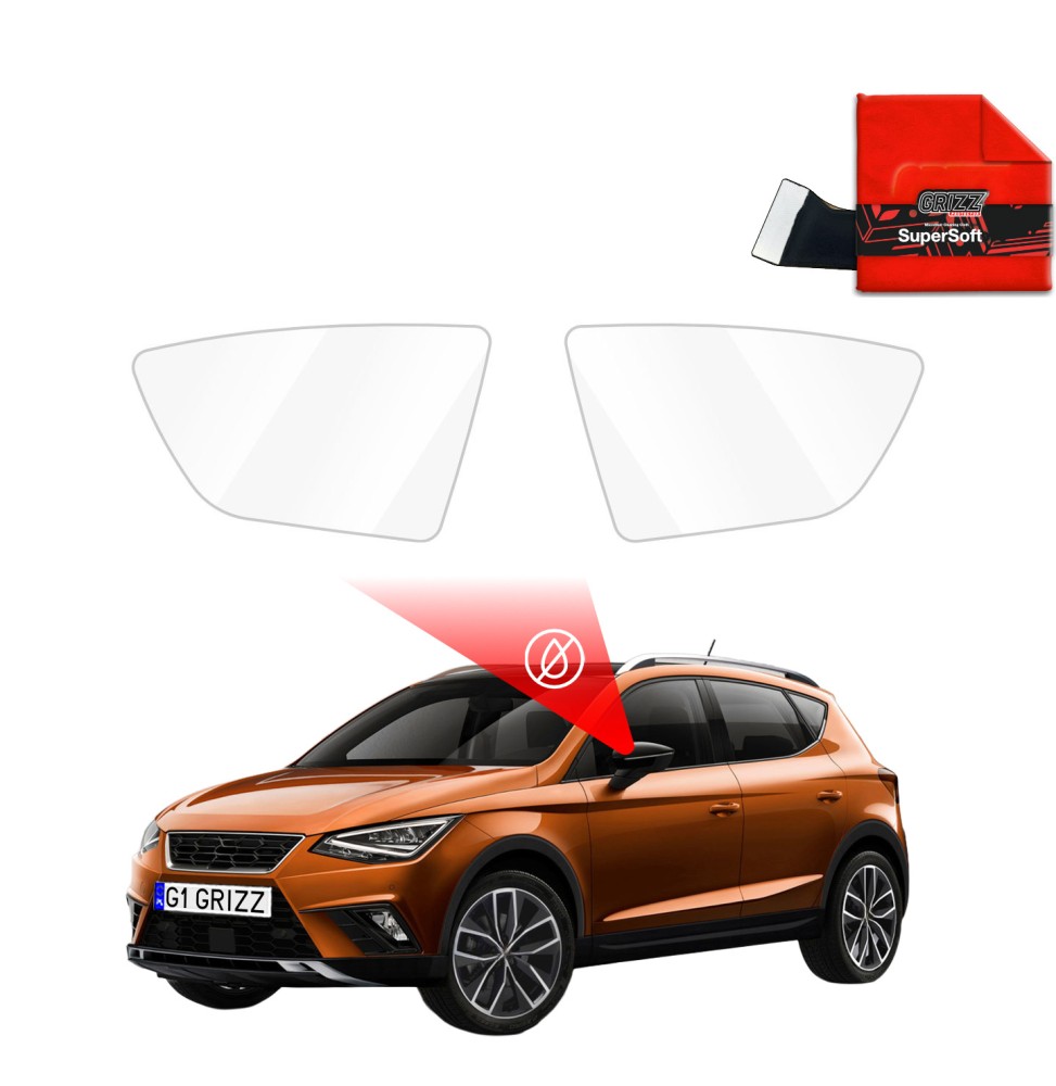 Folia przeciwdeszczowa na lusterka do Seat Arona (2017-2022)