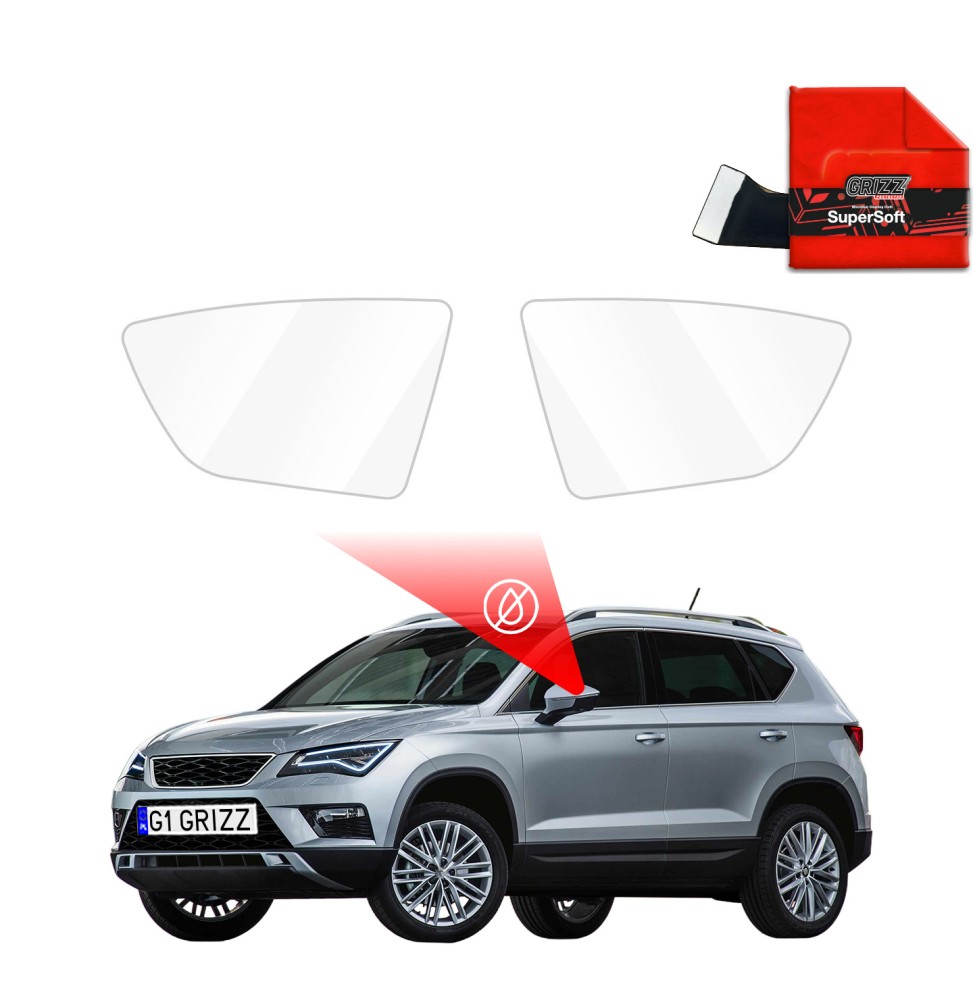 Folia przeciwdeszczowa na lusterka do Seat Ateca (2017-2020)
