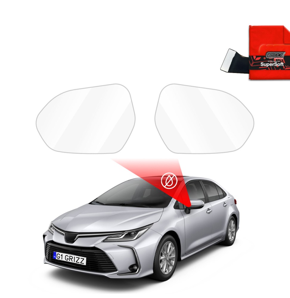 Folia przeciwdeszczowa na lusterka do Toyota Corolla (2018-2022)