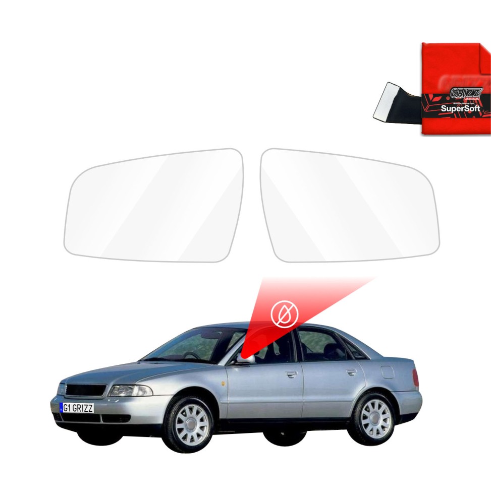 Folia przeciwdeszczowa na lusterka do Audi A4 B5 Sedan (1994-2001)