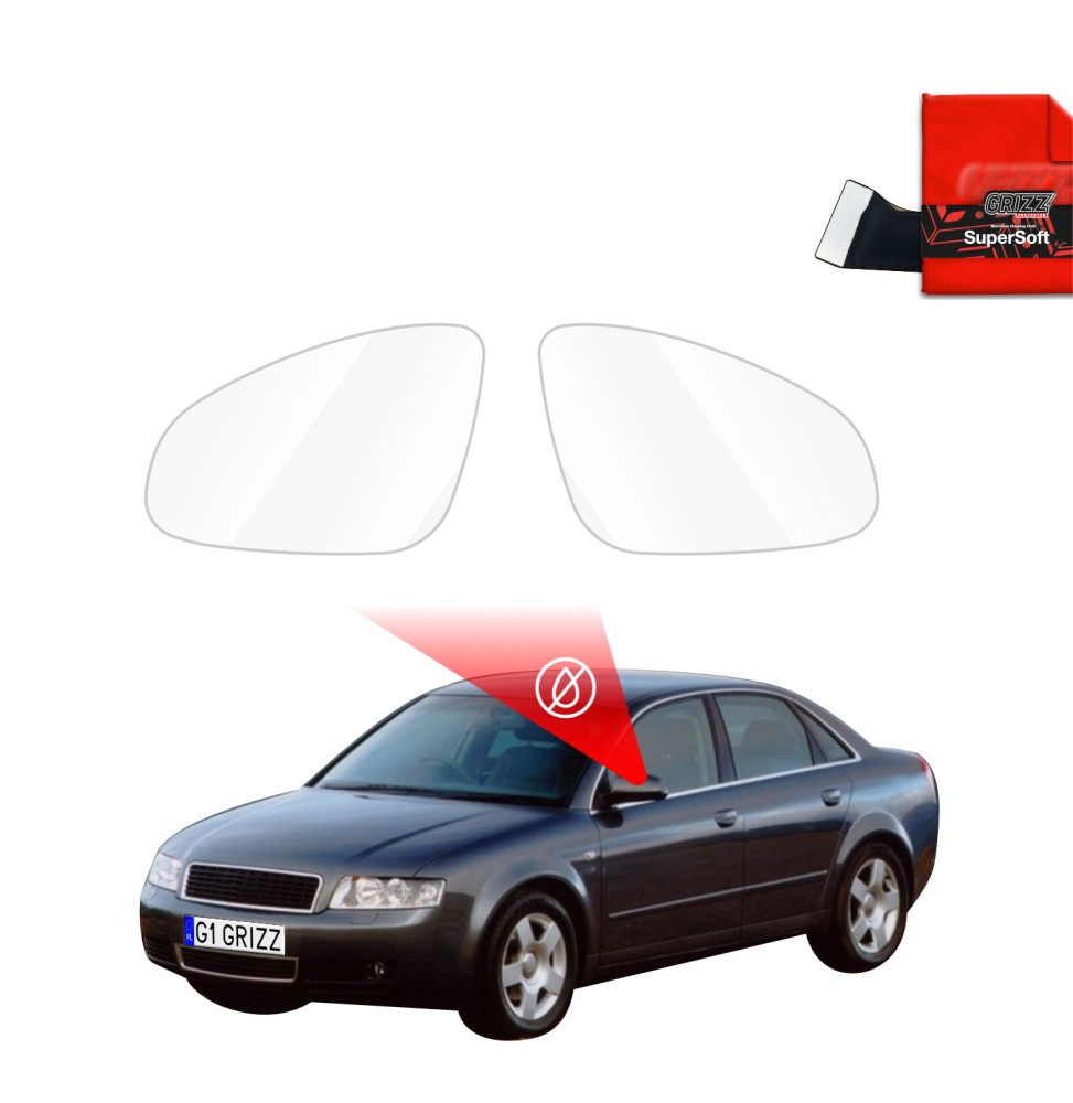 Folia przeciwdeszczowa na lusterka do Audi A4 B6 Sedan (2000-2006)