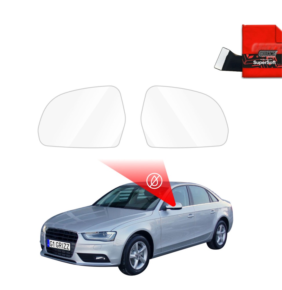Folia przeciwdeszczowa na lusterka do Audi A4 B8 Sedan Facelifting (2011-2015)