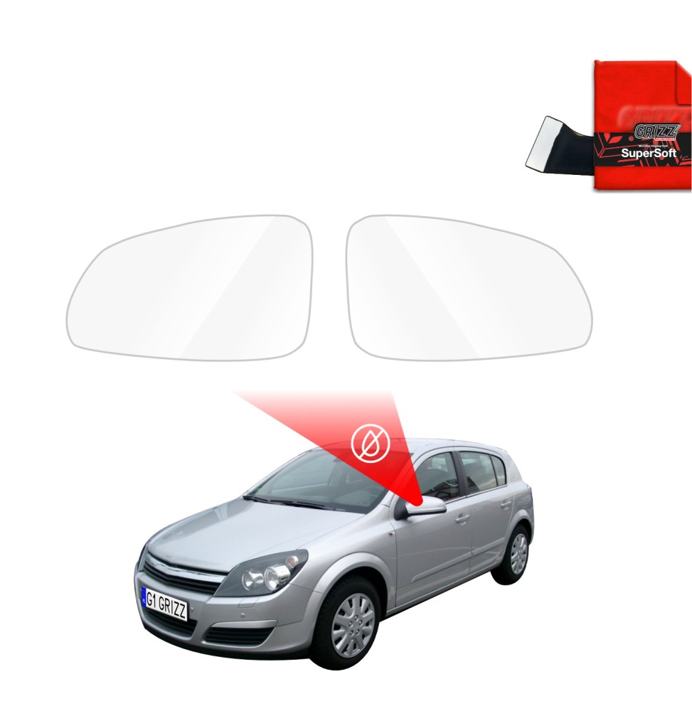 Folia przeciwdeszczowa na lusterka do Opel Astra H Hatchback 5D (2004-2014)