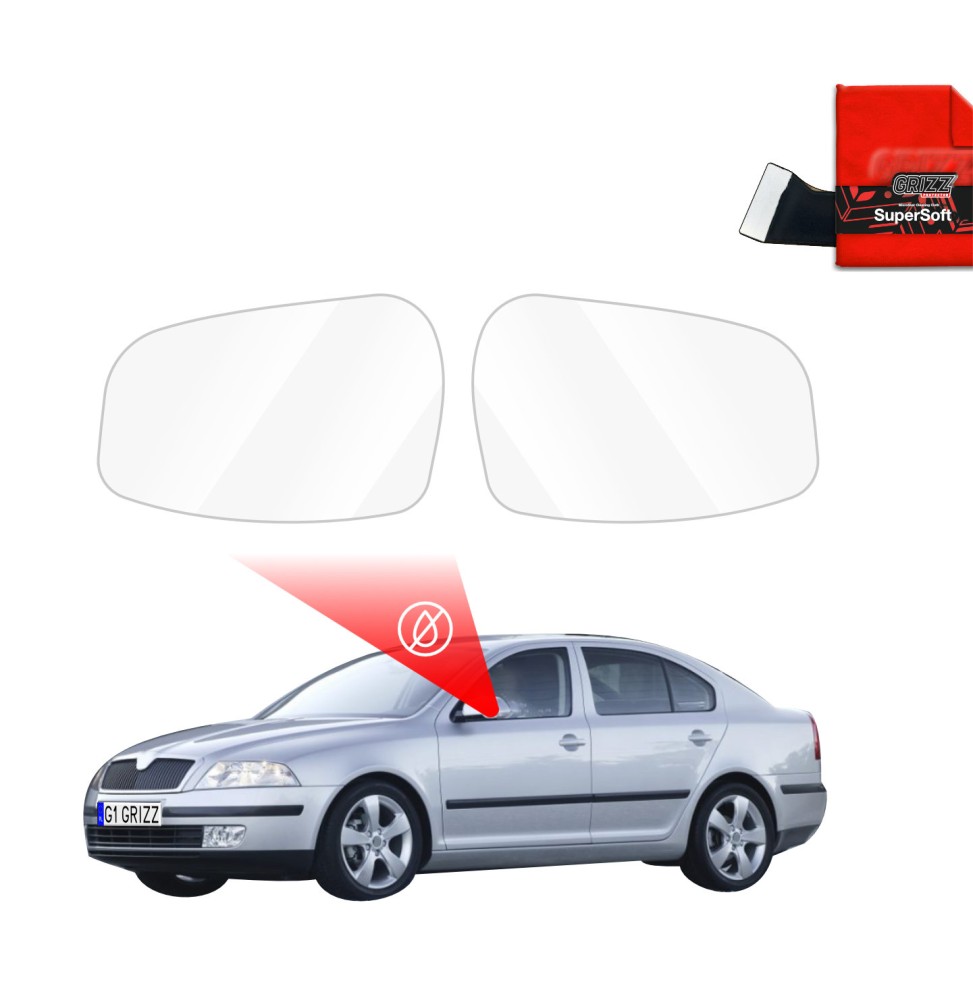 Folia przeciwdeszczowa na lusterka do Skoda Octavia 2 Hatchback (2004-2008)