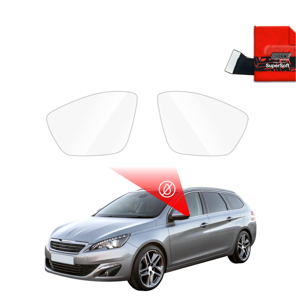 Folia przeciwdeszczowa na lusterka do Peugeot 308 Kombi (2013-2021)