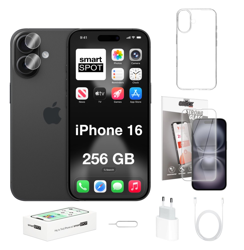 iPhone 16 256GB ZESTAW 7w1