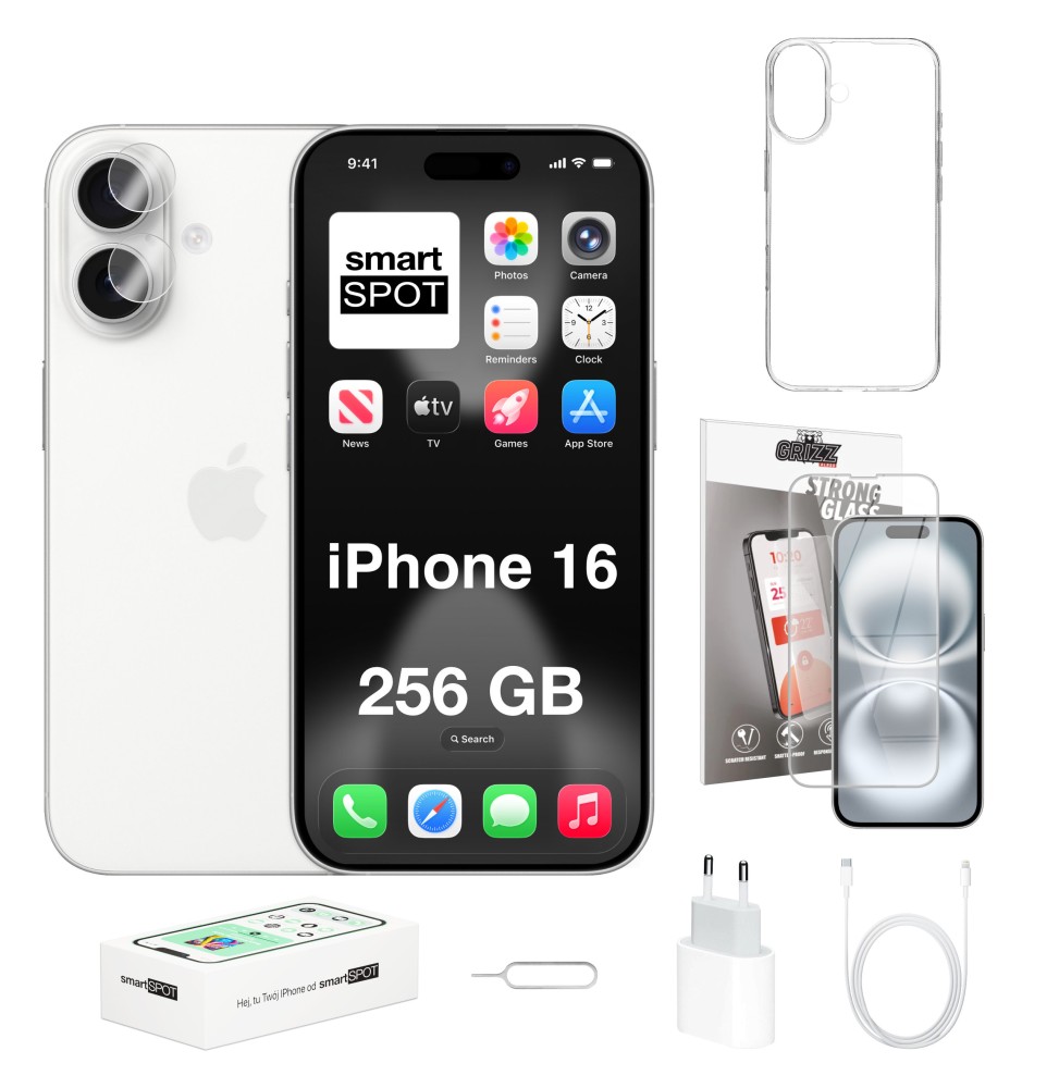 iPhone 16 256GB ZESTAW 7w1