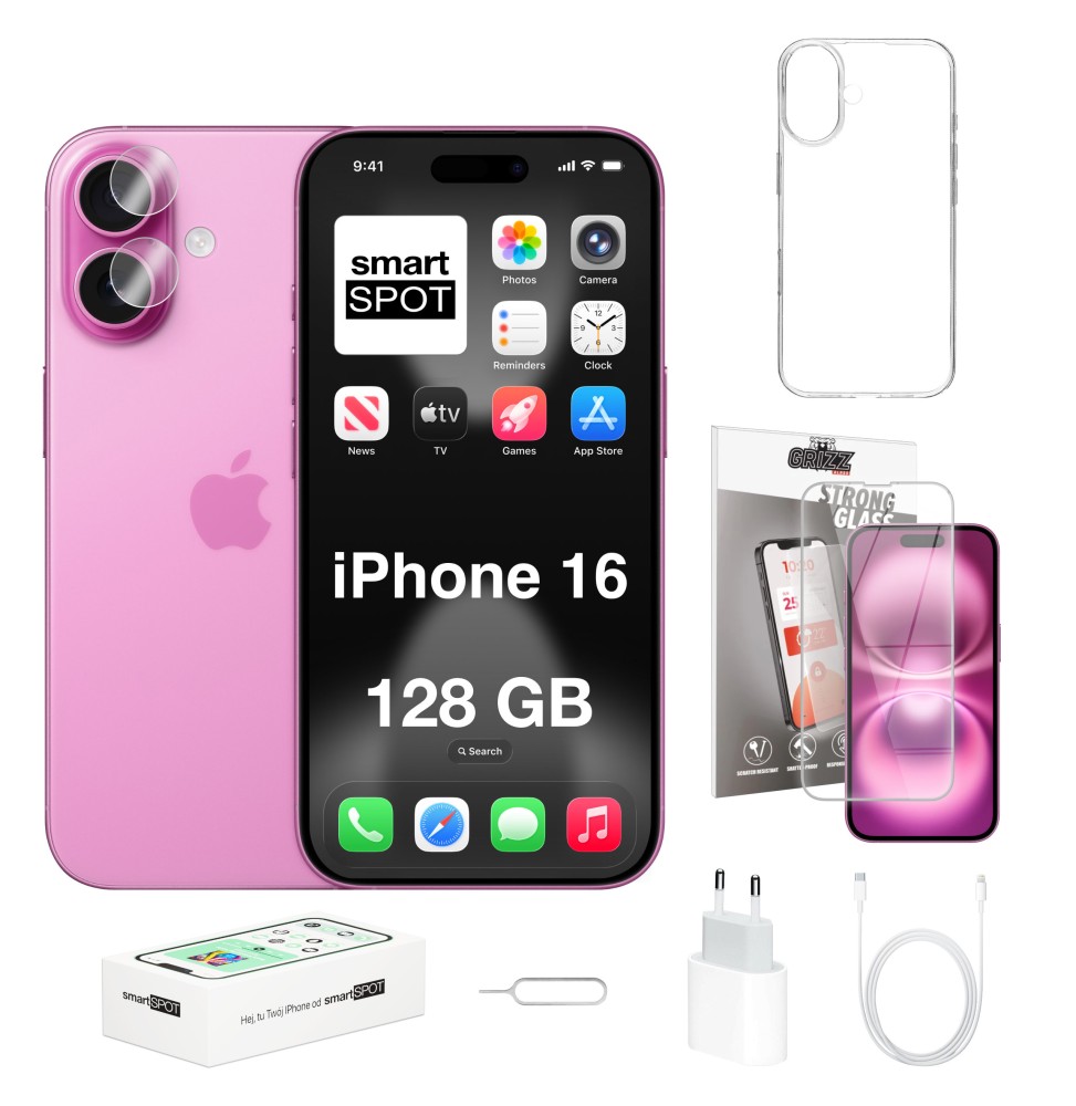 iPhone 16 128GB  ZESTAW 7w1