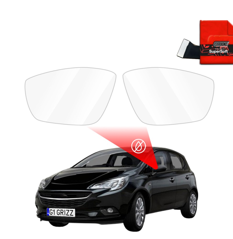 Folia przeciwdeszczowa na lusterka do Opel Corsa E (2014-2019)