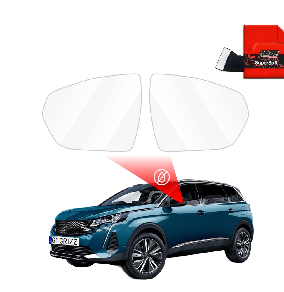 Folia przeciwdeszczowa na lusterka do Peugeot 5008 2 (2017-2024)