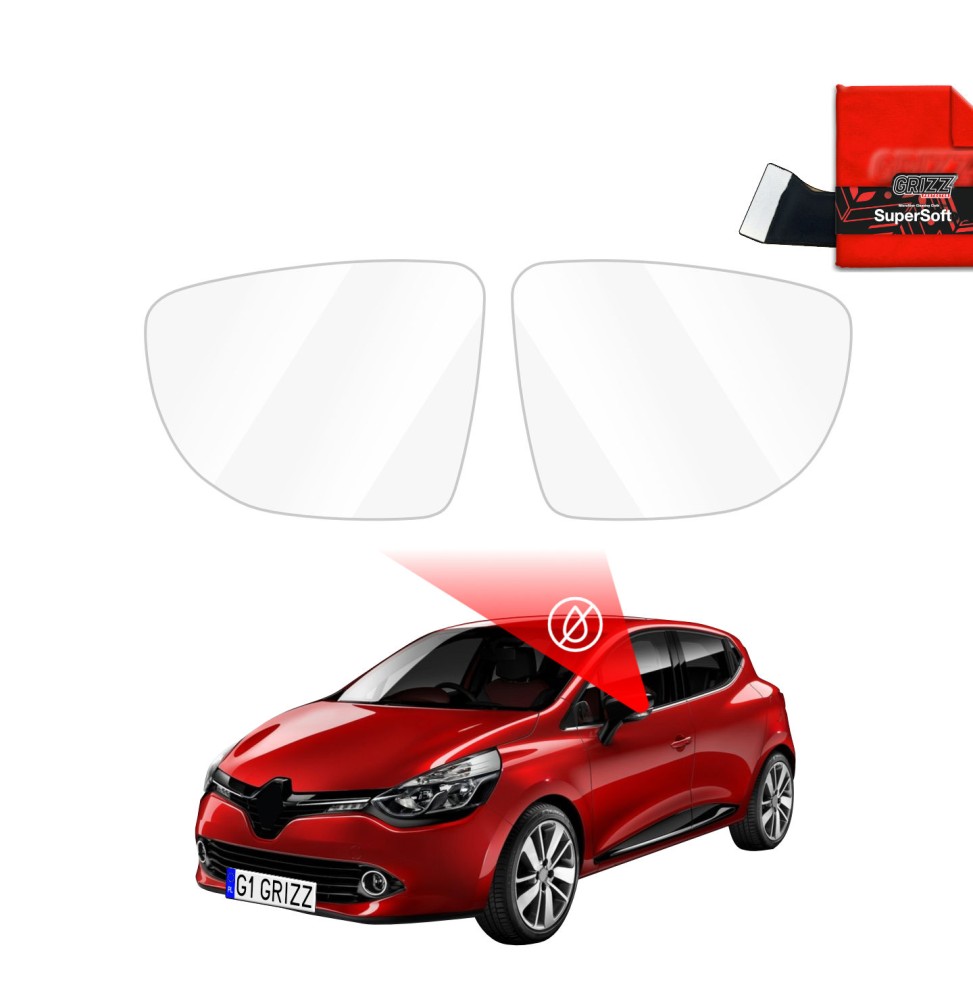 Folia przeciwdeszczowa na lusterka do Renault Clio (2012-2016)