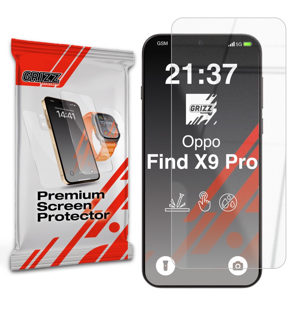 Szkło hybrydowe Grizz do Oppo Find X9 Pro