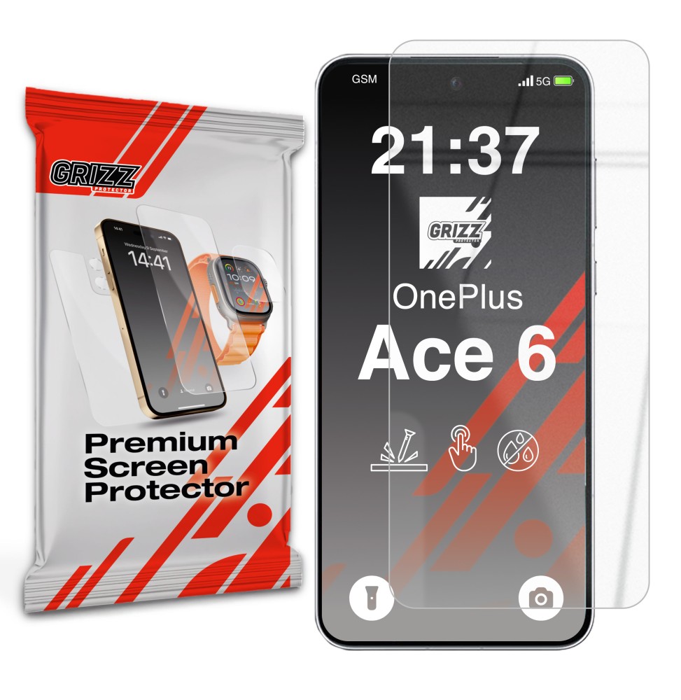 Szkło hybrydowe Grizz do OnePlus Ace 6
