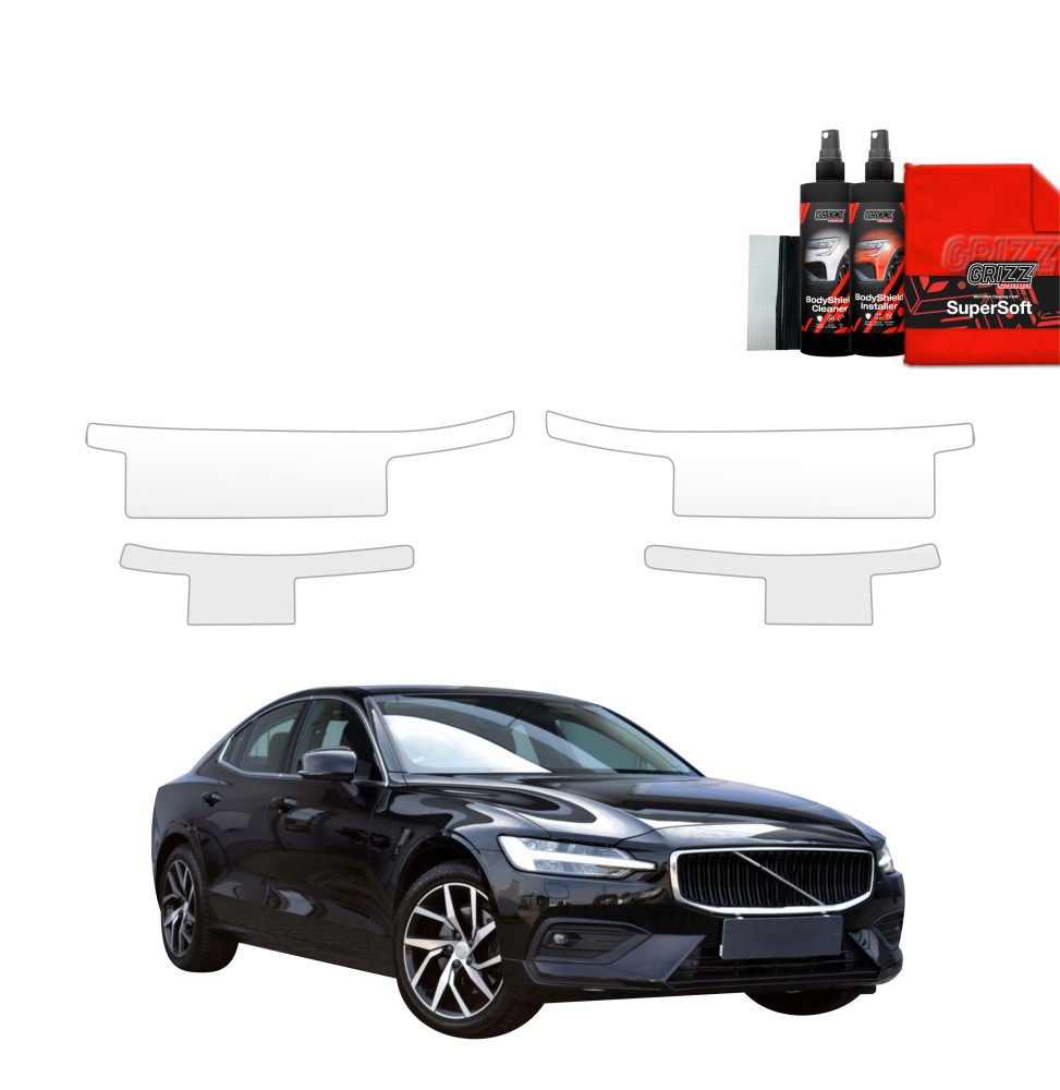 4w1 Folia ochronna na progi do Volvo S60 3 Sedan 4D (2019-2024)