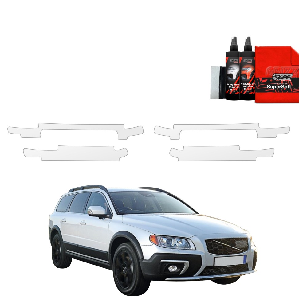 4w1 Folia ochronna na progi do Volvo XC70 3 Kombi 5D (2013-2016)