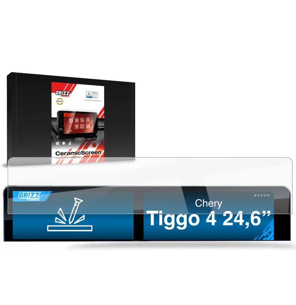 Folia ceramiczna na ekran Chery Tiggo 4 24,6" (2025-2026) Grizz