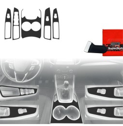 Folia do wnętrza Ford S-Max MK2 (2015-2023) GRIZZ 5w1 Czarna Antyodciskowa