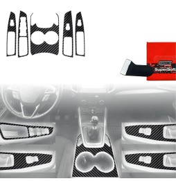 Folia do wnętrza Ford S-Max MK2 (2015-2023) GRIZZ 5w1 Karbonowa Połyskująca