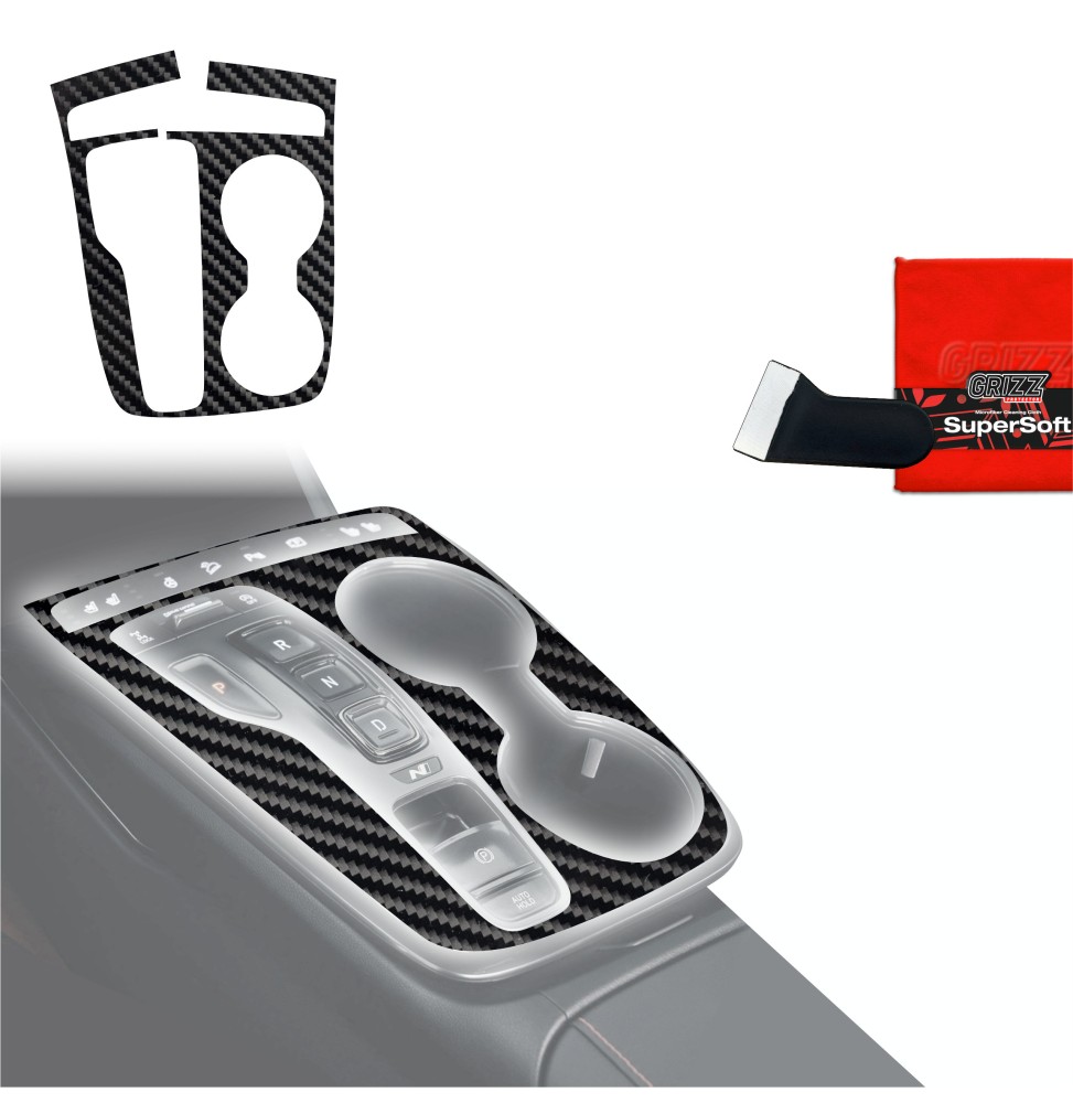 Folia do wnętrza Hyundai Tucson N-Line (2021-2024) GRIZZ Karbonowa Połyskująca