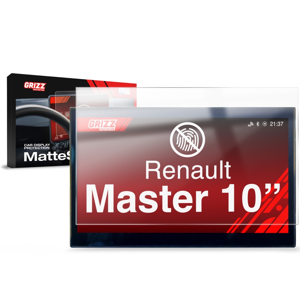 Folia antyodciskowa na ekran Renault Master 10" (2025-2026) matowa Grizz